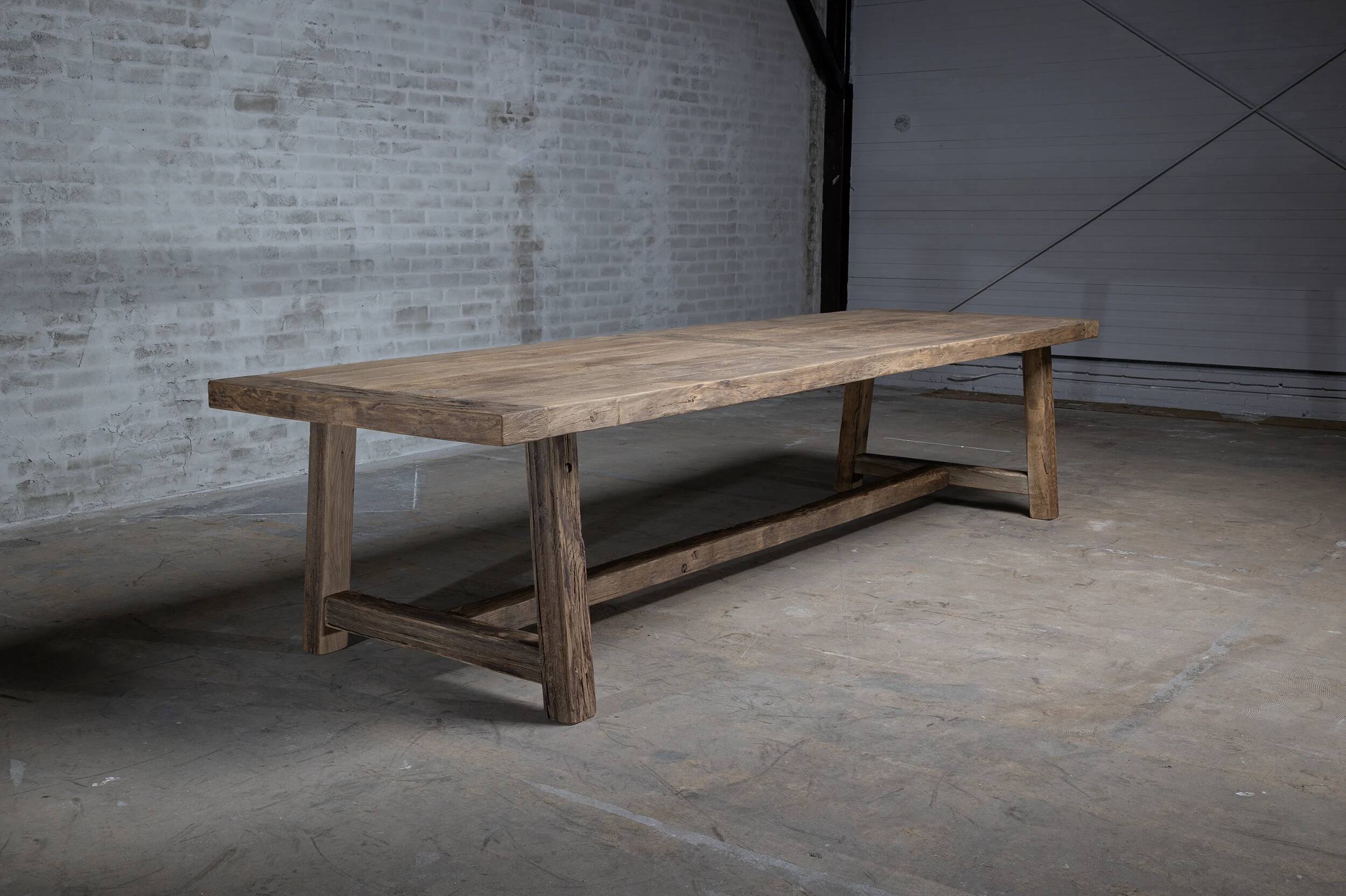 Table de ferme en chêne massif Founder - 250 cm