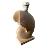 Vintage beige ceramic seashell lamp lol