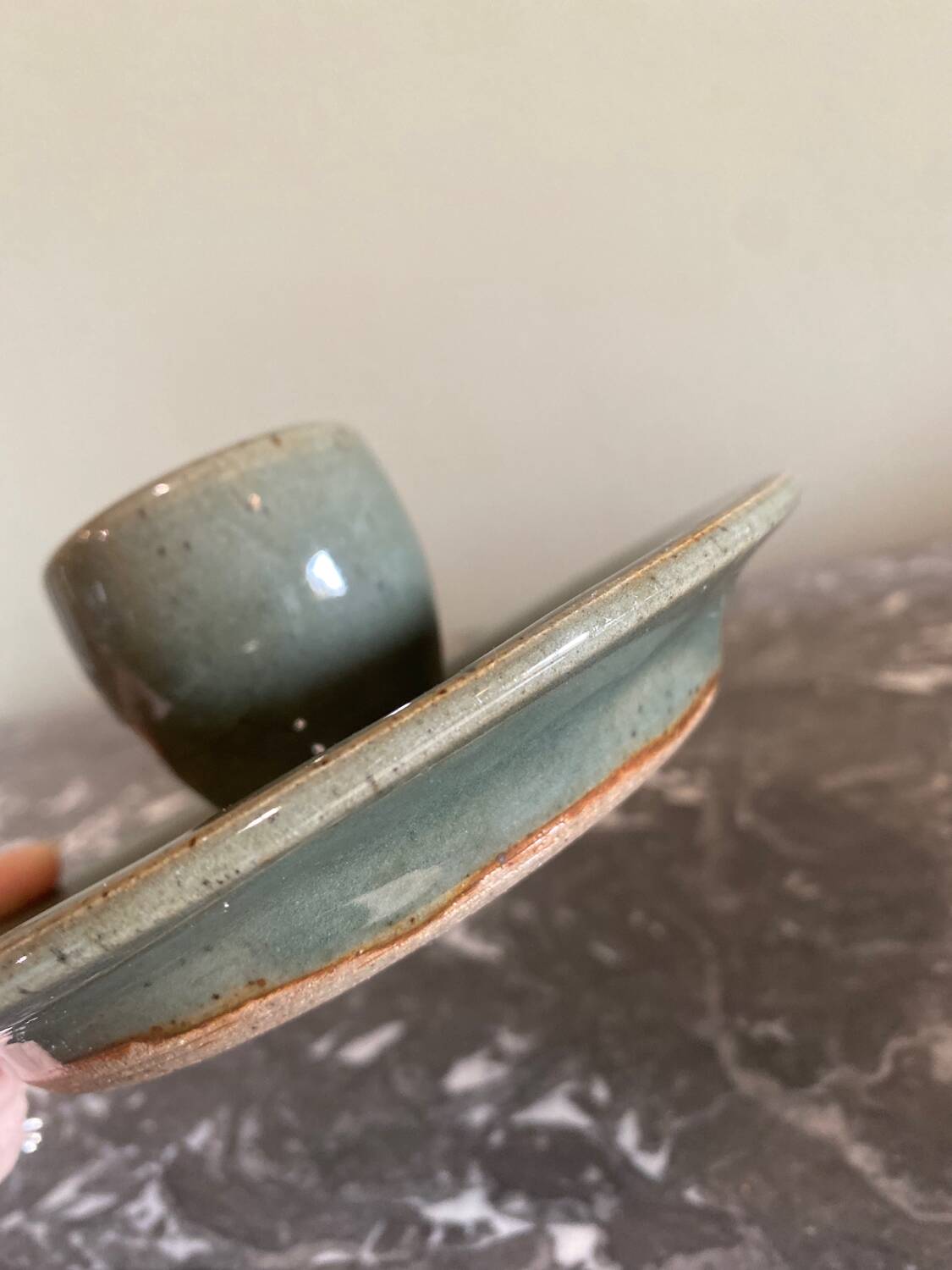 Eucalyptus stoneware egg cup