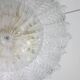 Taormina, Large Size Murano Clear trasparent Vintage Glass Ceiling Light, 1