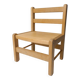 Petite chaise vintage combelle en bois pour enfant