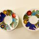 Set of coffee cup saucers (x6) Villeroy & Boch Acapulco