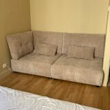 Modular sofa habitat vintage style completely reupholstered