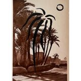 Morocco - Collage on postcard