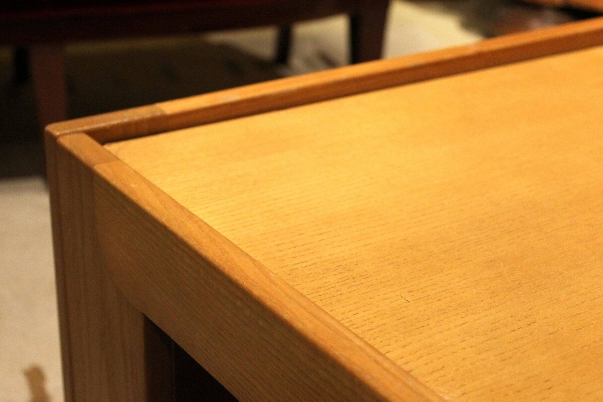 Mid-Century Modern Italian Square Light Wood Coffee Table by Piero Lissoni for Cassina, 1960s