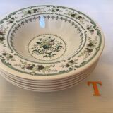 Six Royal Doulton Provençal soup plates