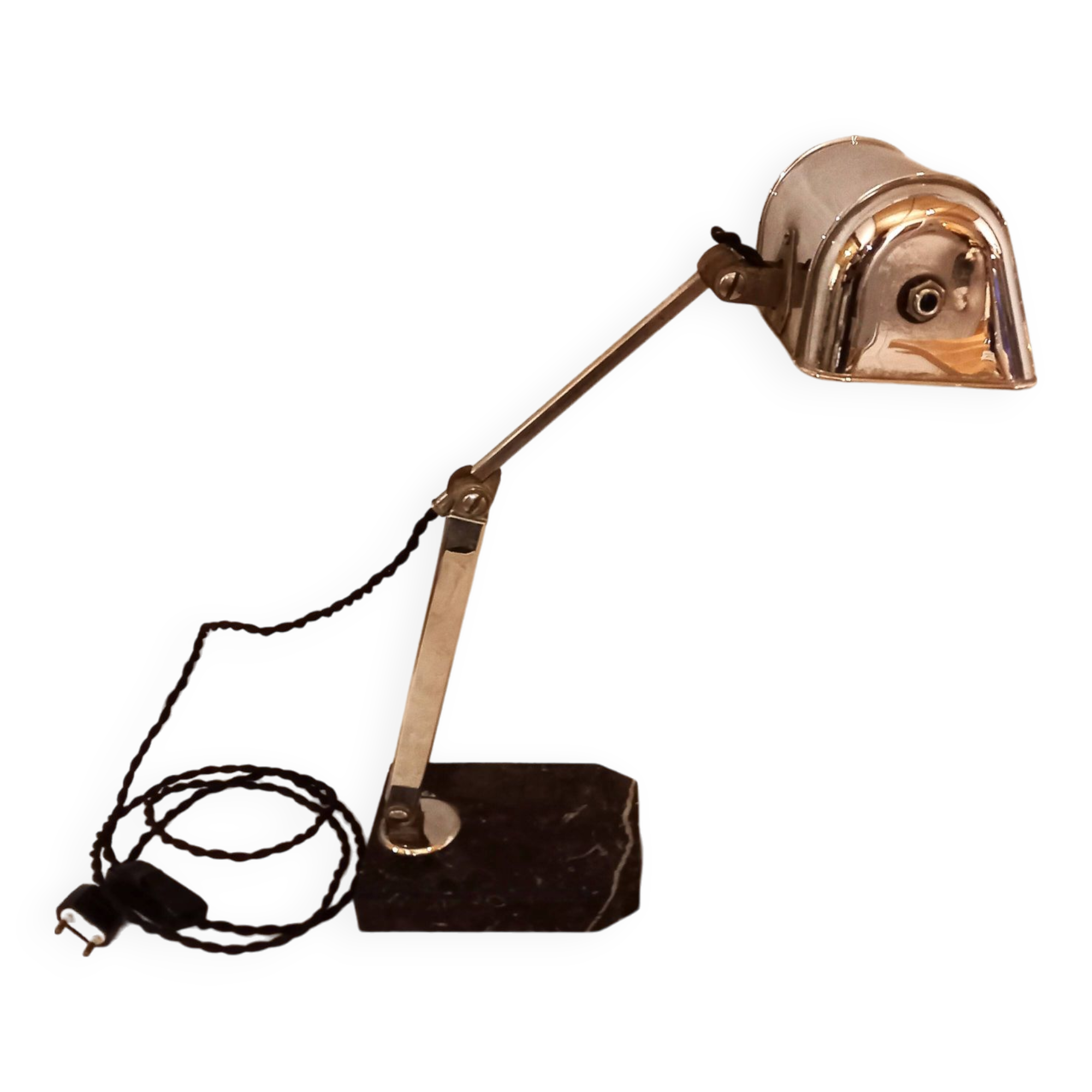 Art deco “Pirouette” desk lamp for Fare, 1930s