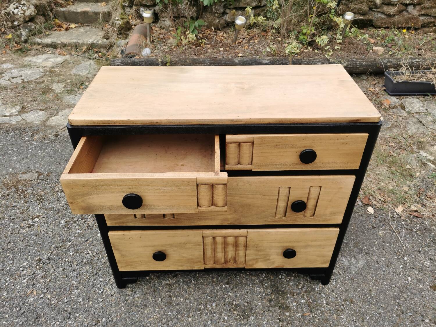 Renovated Art Deco chest of drawers
