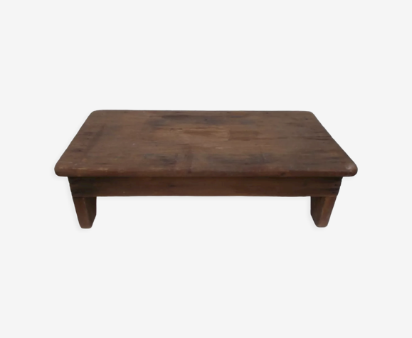 Wooden stool footrest
