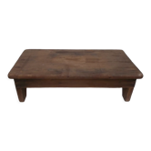 Wooden stool footrest