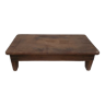 Wooden stool footrest