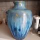 Vase en grès flamé bleu Pierrefonds, 1915-1925