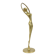 Hollywood Regency Brass Ballerina Figurine Sculpture 30cm