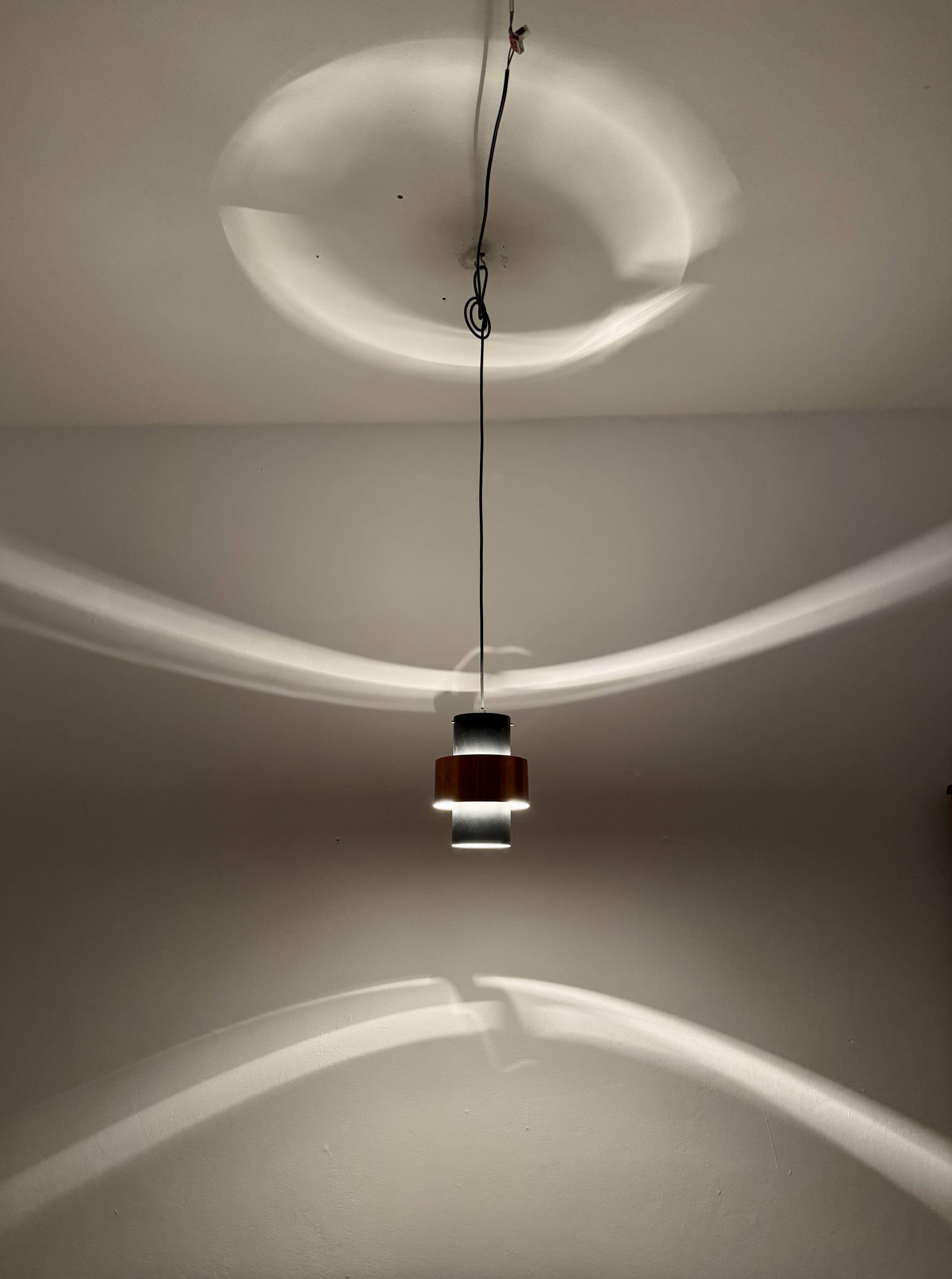 Set of 2 Danish Copper Pendant Lamps