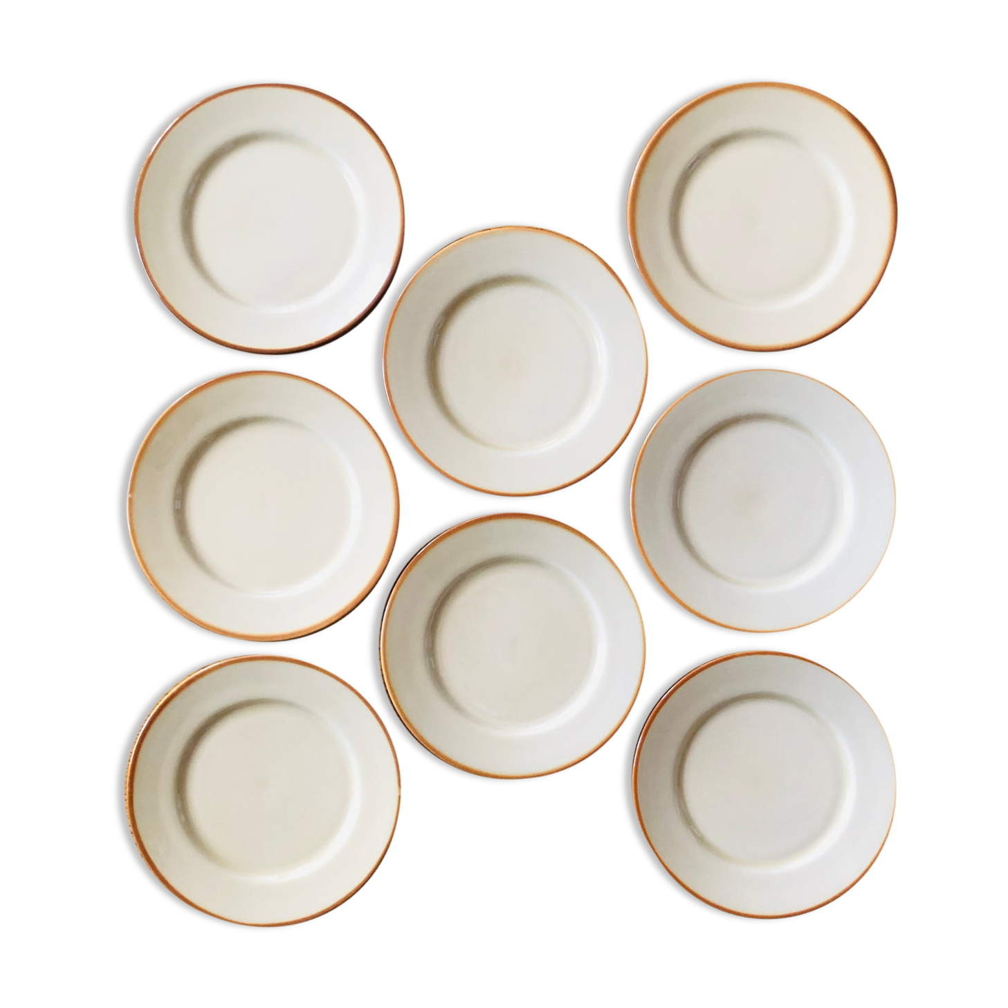 Set of 8 Tulowice dessert plates