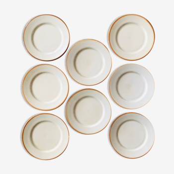 Set of 8 Tulowice dessert plates