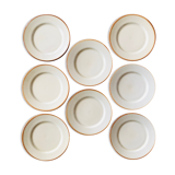 Set of 8 Tulowice dessert plates