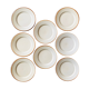 Ensemble de 8 assiettes à dessert Tulowice