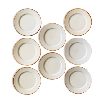 Set of 8 Tulowice dessert plates