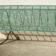 School bench or kindergarten, perforated metal, 50s/60