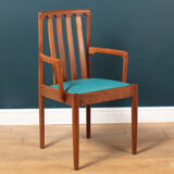 Retro Teak 1960s Extending Dining Table & 6 Chairs By Meredew