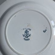 Set of 10 hollow plates Terre de Fer XIXth, model Madrid