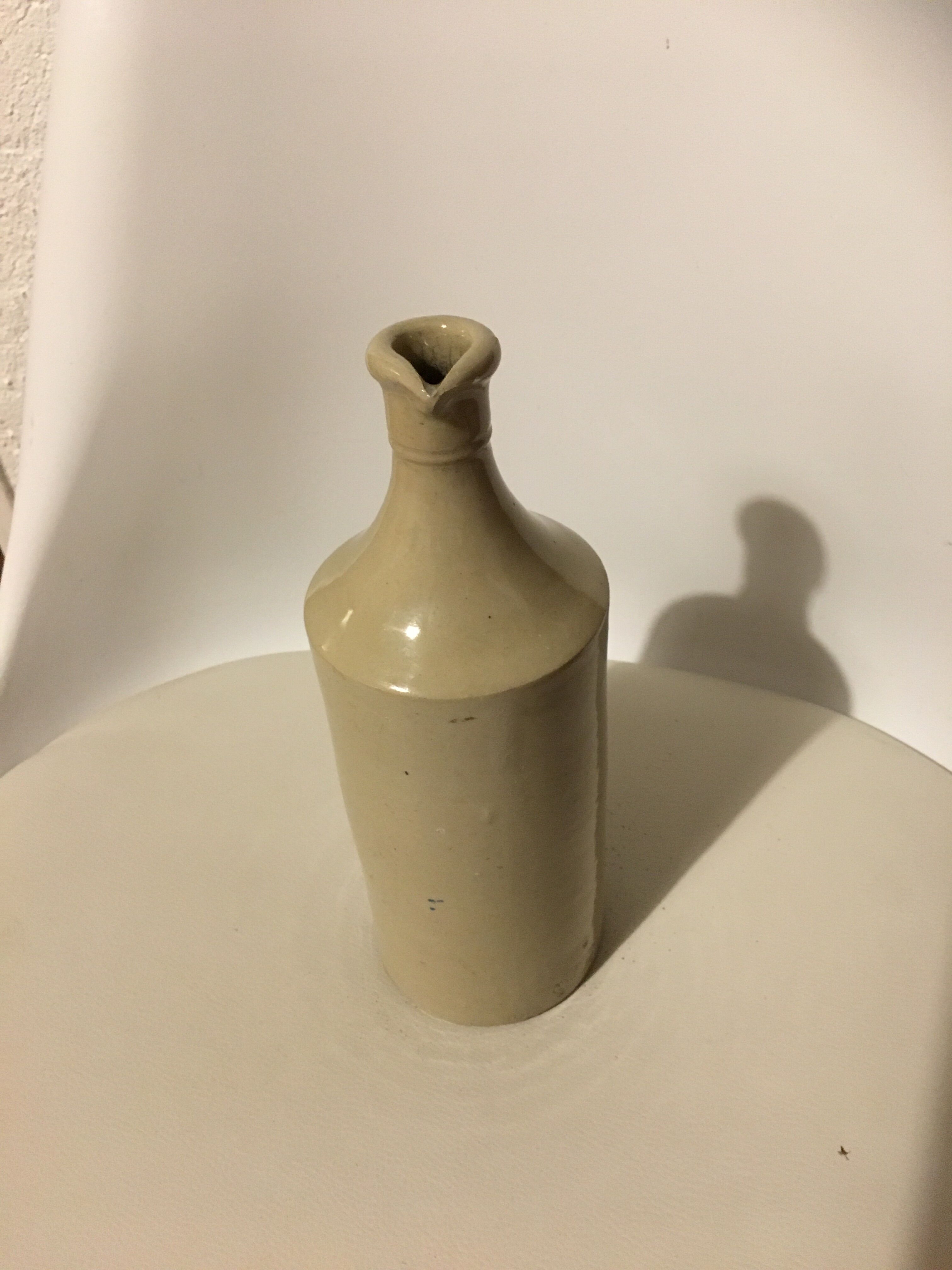 Glaze stoneware bottle signed Paul Langeron Pont-des-Vernes