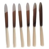 Set of 12 Bakelite table and dessert knives