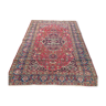 Antique Persian Kashan HandMade Natural Dye Wool Rug Vintage country house chic 214x146 cm