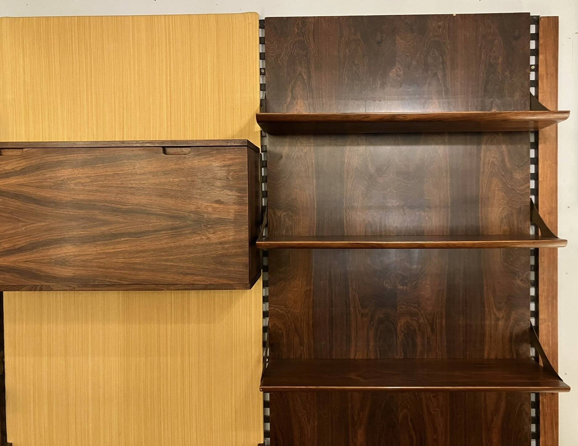 Mid-century modern wall unit by Raffaella Crespi, Italy, 1960s.