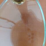 Italian Desk lamp  1950 brass and glass