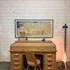 Bureau américain à rideau en chêne 1920