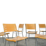 Set of 6 dining chairs by ruud jan kokke for harvink, netherlands 80s/90s