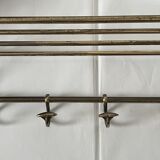 Antique coat rack in gilded metal