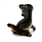 Figurine de chat Jichokera Bechyně vintage, années 1960
