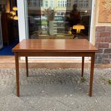 Table de salle à manger vintage des années 60 en teck extensible