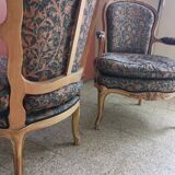 Pair of Louis XV armchairs