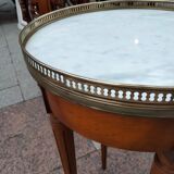 Gueridon side table old marble top vintage xxeme