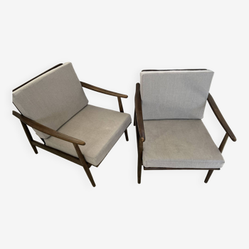 Paire de fauteuils scandinave