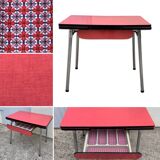 Red Formica table