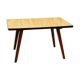 Formica coffee table, compass legs