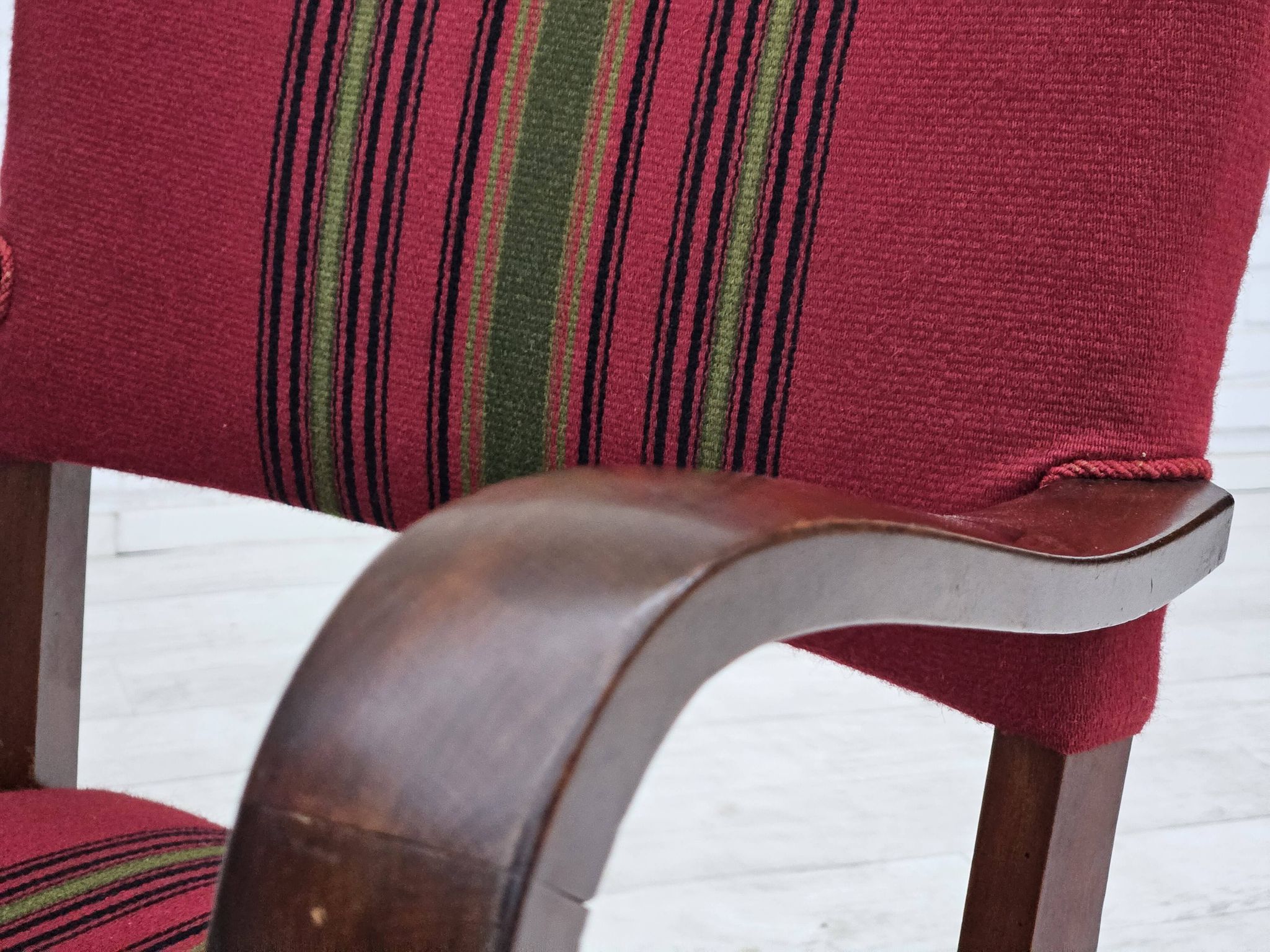 1950s, pair of Danish armchairs
