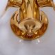 Mid-Century Chandelier in Brass and Glass by Kamenický Šenov, Czech, 1960s