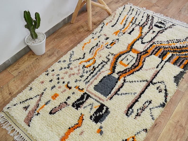 Moroccan carpet 189x100cm