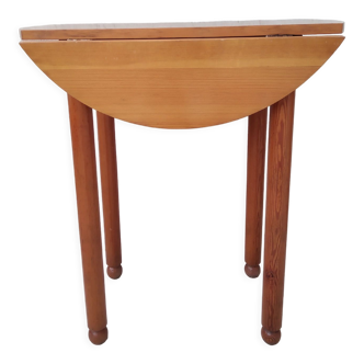 80s pine flap table
