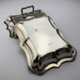 Antique silver-plated serving dish from Sheffield, early 20th century, England.