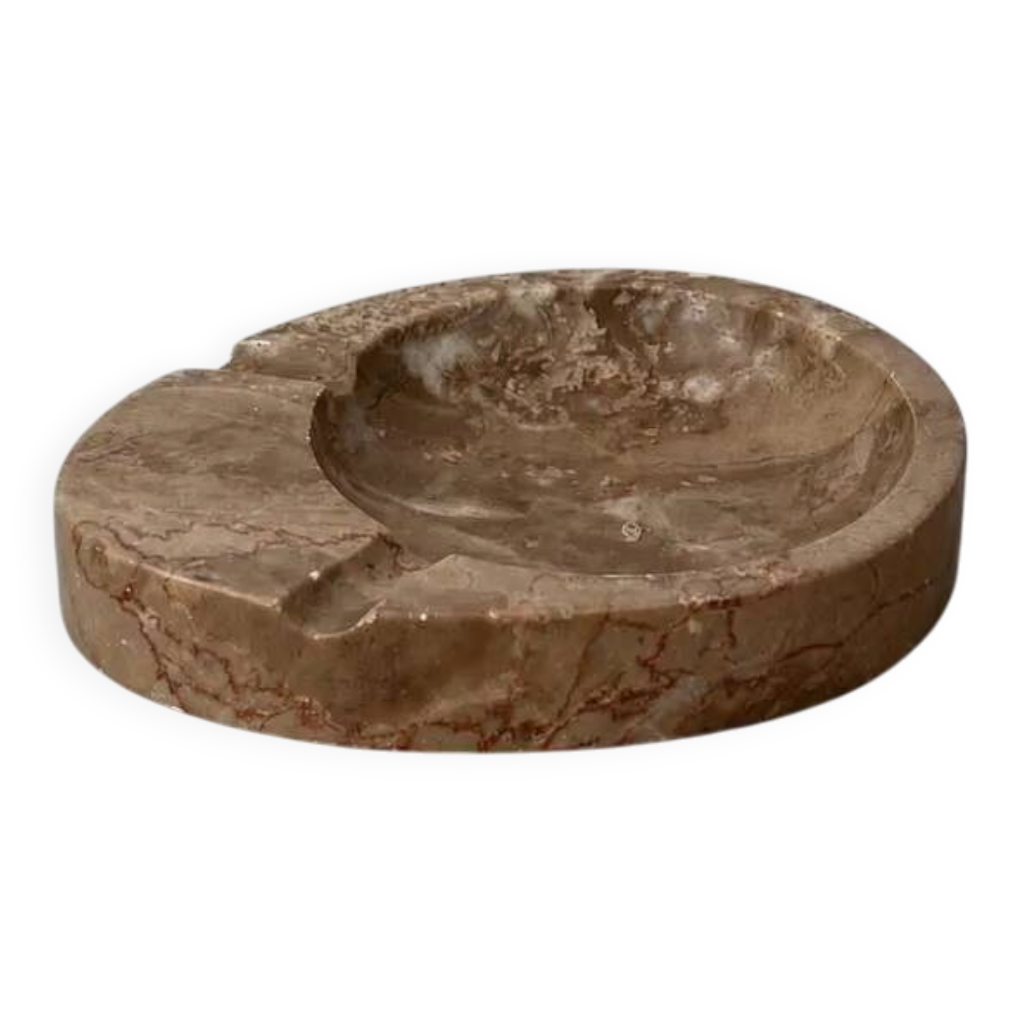 Vintage marble ashtray | Organic shape, Mid-Century Italian decoration