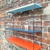 Vintage metal shelves, designer storage