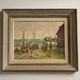 Charles vaniscotte: oil painting on canvas / port in brittany