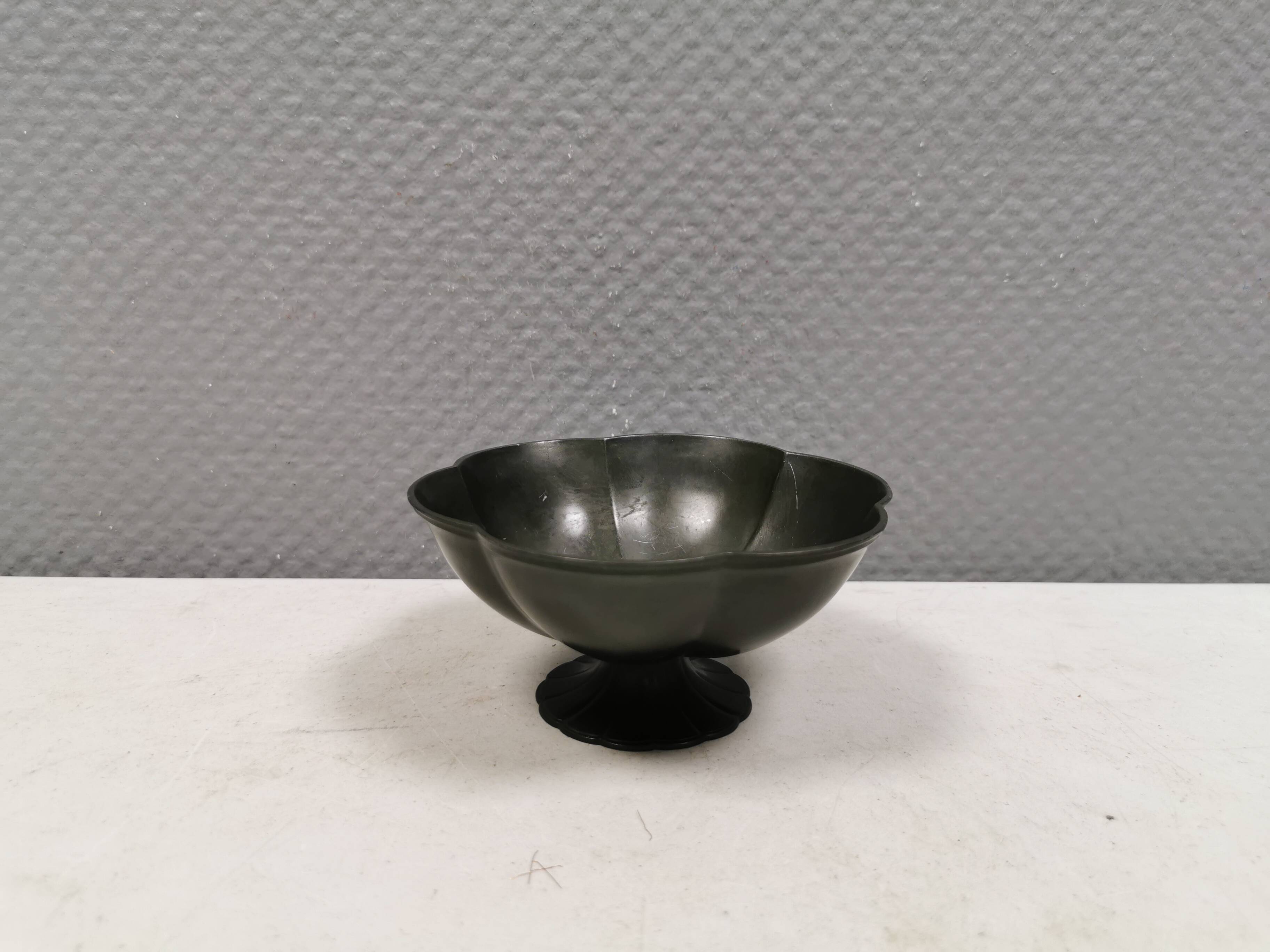 Classic Art Deco Just Andersen Footed Bowl/Stand from the 1920s-30s Denmark